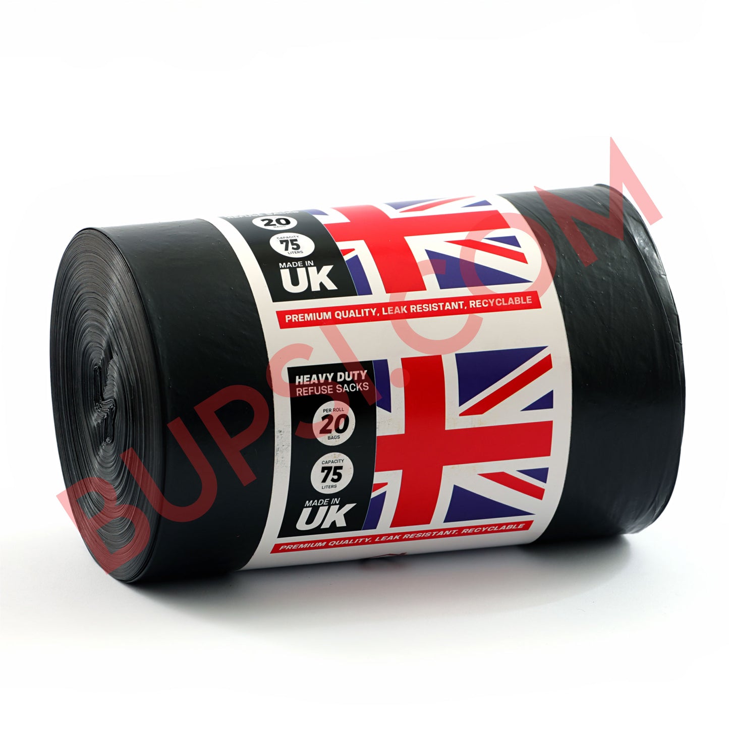 HOME CIRCLES 20 Black Bin Bags – 75L