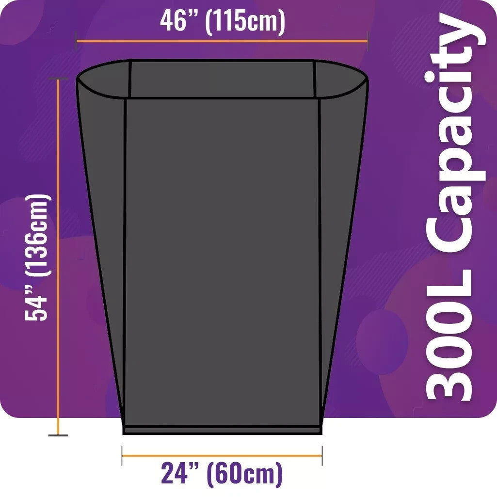 Heavy Duty Wheelie Bin Bags on a roll Black Liners for Rubbish Refuse Waste