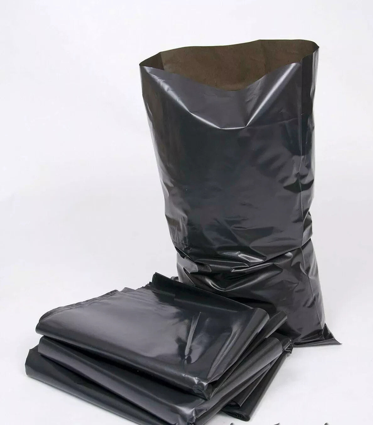 Black Rubble Sacks Builders Rubbish Waste Heavy Duty Strong Bags Bulk Large